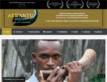 Tablet Screenshot of akwantuthemovie.com